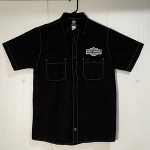 Harley-Davidson Men's Button Down #1 Contrast Stitch Mechanic shirt